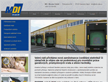 Tablet Screenshot of mdi-vrata.cz